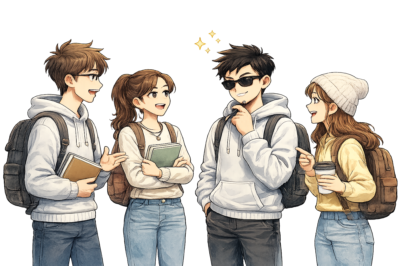 Student public resume feedback illustration
